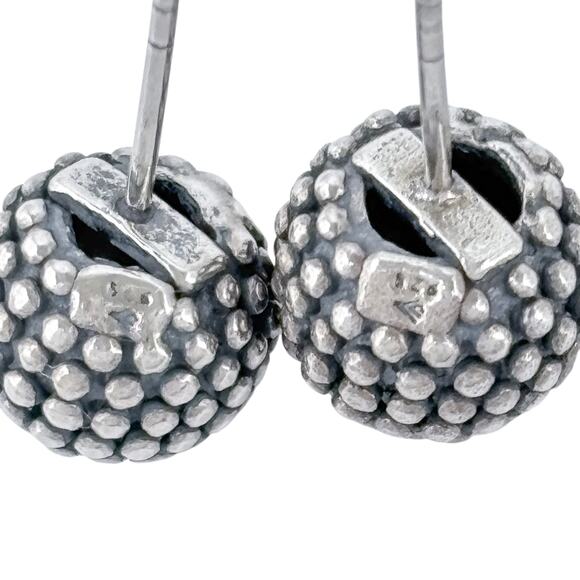 Silpada P1226 Sterling Silver 925 Textured “Popcorn” Stud Earrings - Picture 6 of 9